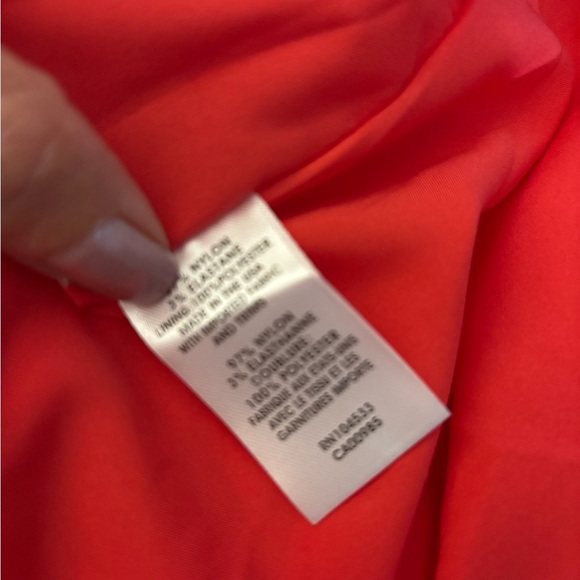 nanette Lepore Coral Dress Sz 4 - Picture 12 of 12
